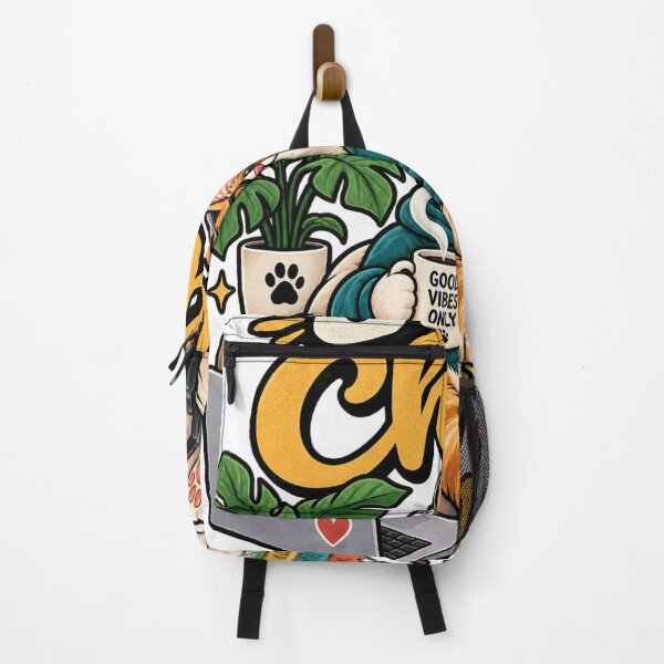 Item preview, Stay Chill Cute Cat Good Vibes Only Coffee Lover Retro Design designed and sold by ArhaanFashions.