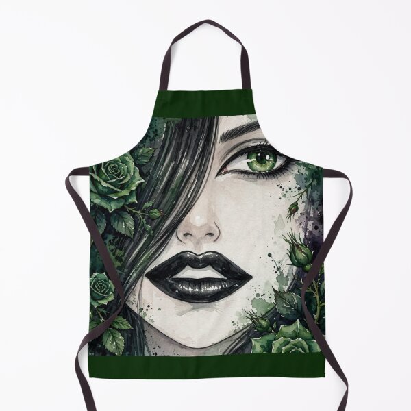 Item preview, Emerald Eye - Black Rose Gothic Fantasy Art designed and sold by MAISON SYLVIE.