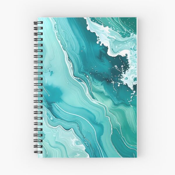 Item preview, Dynamic Emerald Sea Foam Ocean Waves designed and sold by BetweenForms.