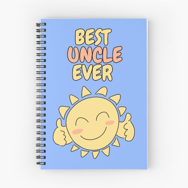 Item preview, BEST UNCLE EVER Cute Sun Pastel Blue designed and sold by HugSomeNettles.