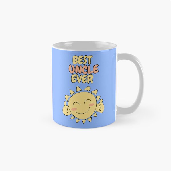Item preview, BEST UNCLE EVER Cute Sun Pastel Blue designed and sold by HugSomeNettles.