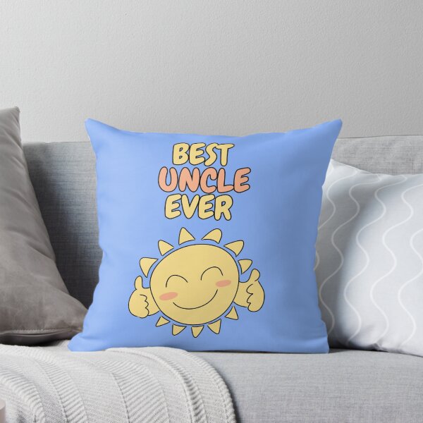 Item preview, BEST UNCLE EVER Cute Sun Pastel Blue designed and sold by HugSomeNettles.