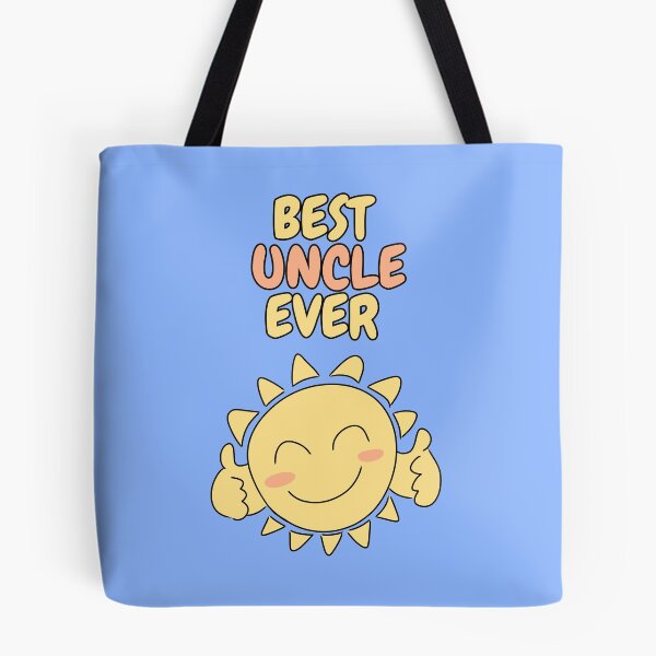 Item preview, BEST UNCLE EVER Cute Sun Pastel Blue designed and sold by HugSomeNettles.