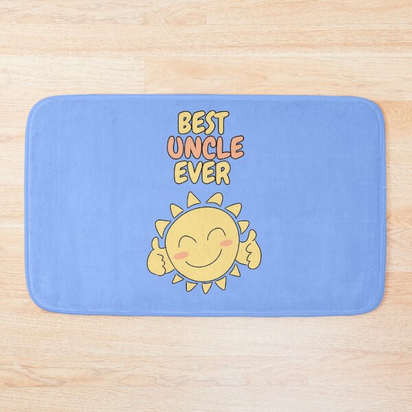 Item preview, BEST UNCLE EVER Cute Sun Pastel Blue designed and sold by HugSomeNettles.