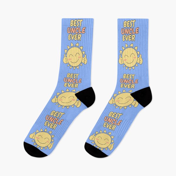 Item preview, BEST UNCLE EVER Cute Sun Pastel Blue designed and sold by HugSomeNettles.
