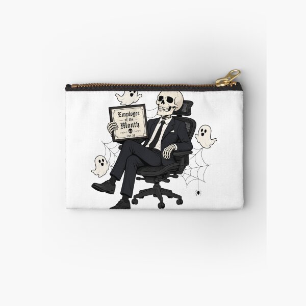 Item preview, Skeleton Employee of the Month Oct 31 Halloween Office Ghost Spooky Work Humor designed and sold by Cherie-verse.