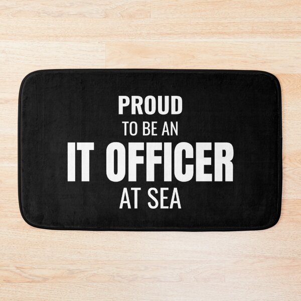 Item preview, Proud to be an IT Officer at Sea (White) designed and sold by ShipCrewNation.