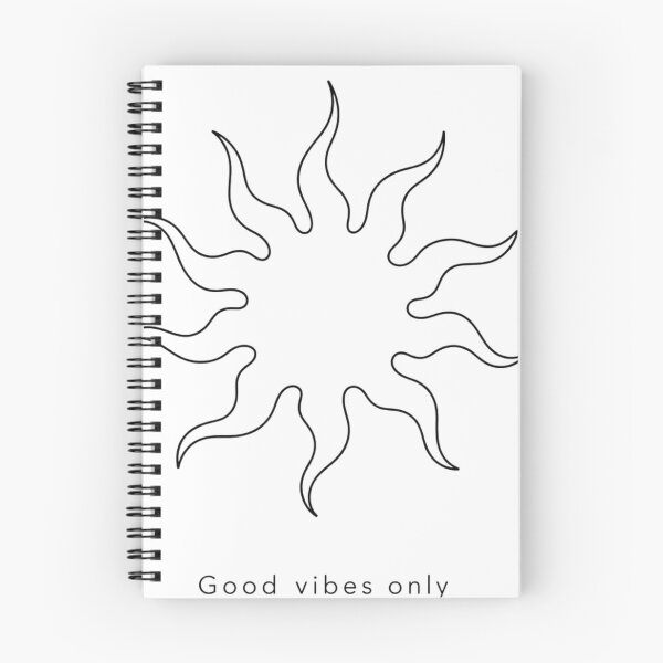 Item preview, Good Vibes Only Minimalist Sun Line Art designed and sold by srinig.