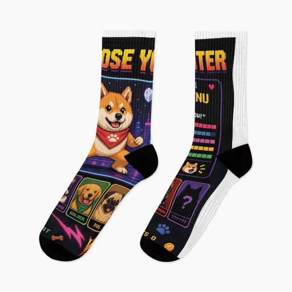 Item preview, Choose Your Fighter Shiba Inu Pixel Gamer Dog designed and sold by BobbyTee Merch.