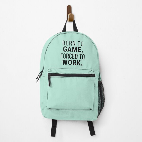 Item preview, Born to Game Forced to Work – Funny Gamer Humor Gift for Video Game Lovers designed and sold by Hello Hobbies.
