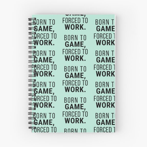 Item preview, Born to Game Forced to Work – Funny Gamer Humor Gift for Video Game Lovers designed and sold by Hello Hobbies.
