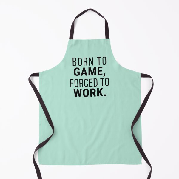 Item preview, Born to Game Forced to Work – Funny Gamer Humor Gift for Video Game Lovers designed and sold by Hello Hobbies.