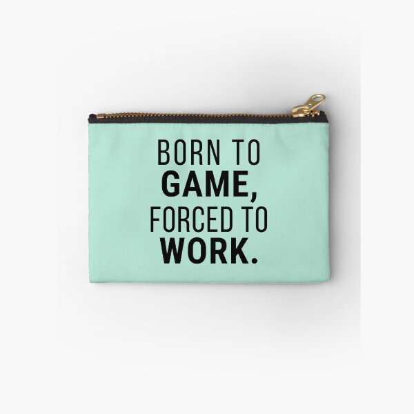 Item preview, Born to Game Forced to Work – Funny Gamer Humor Gift for Video Game Lovers designed and sold by Hello Hobbies.