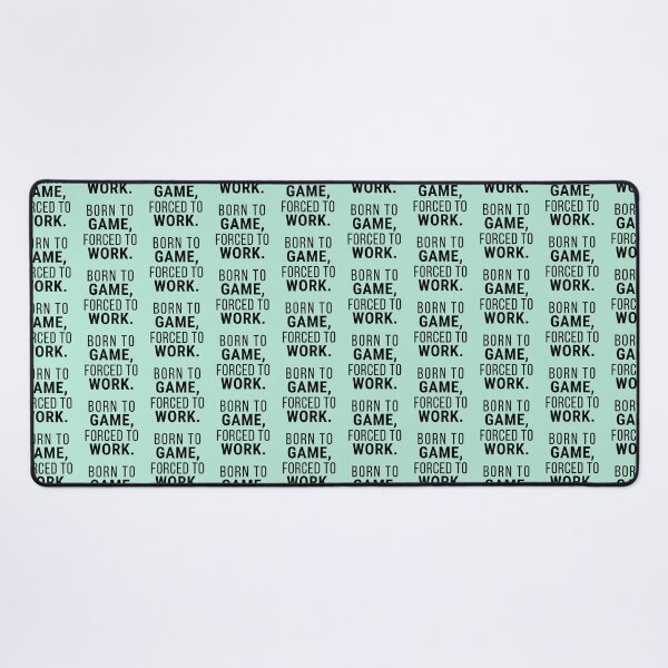 Item preview, Born to Game Forced to Work – Funny Gamer Humor Gift for Video Game Lovers designed and sold by Hello Hobbies.