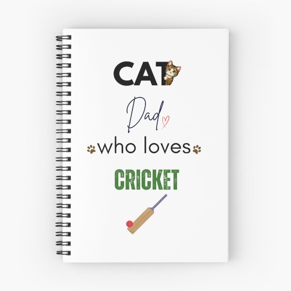 Item preview, Cat Dad Who Loves Cricket designed and sold by PawFitt.