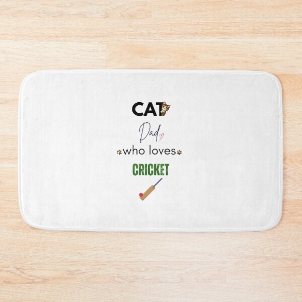 Item preview, Cat Dad Who Loves Cricket designed and sold by PawFitt.