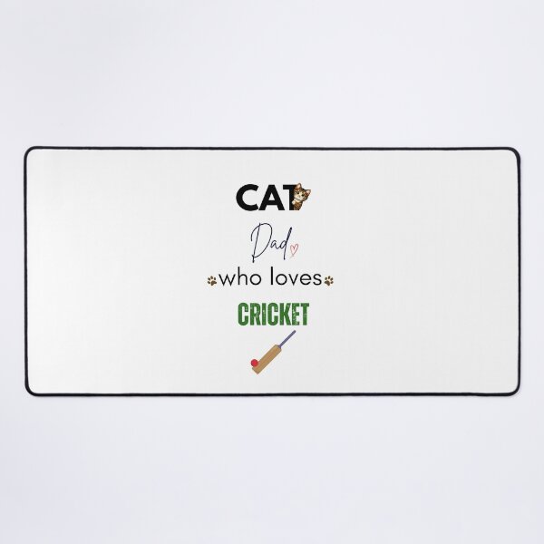 Item preview, Cat Dad Who Loves Cricket designed and sold by PawFitt.