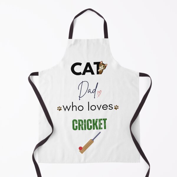 Item preview, Cat Dad Who Loves Cricket designed and sold by PawFitt.