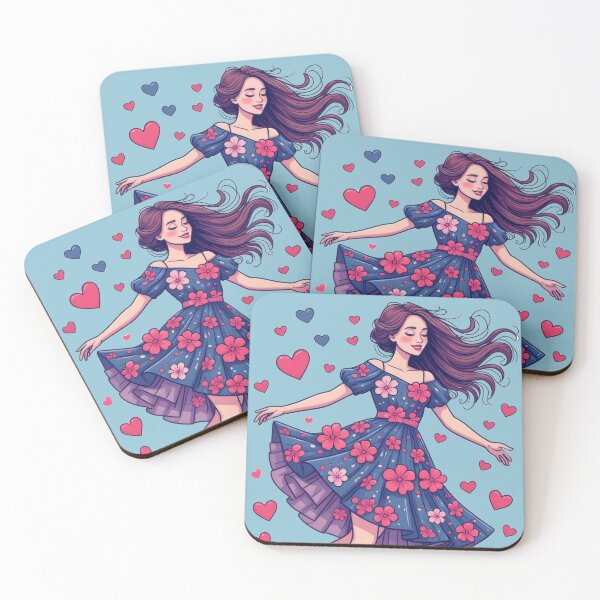 Item preview, Ice princess dances with hearts on the ice. designed and sold by Mianku | Für das Leben.