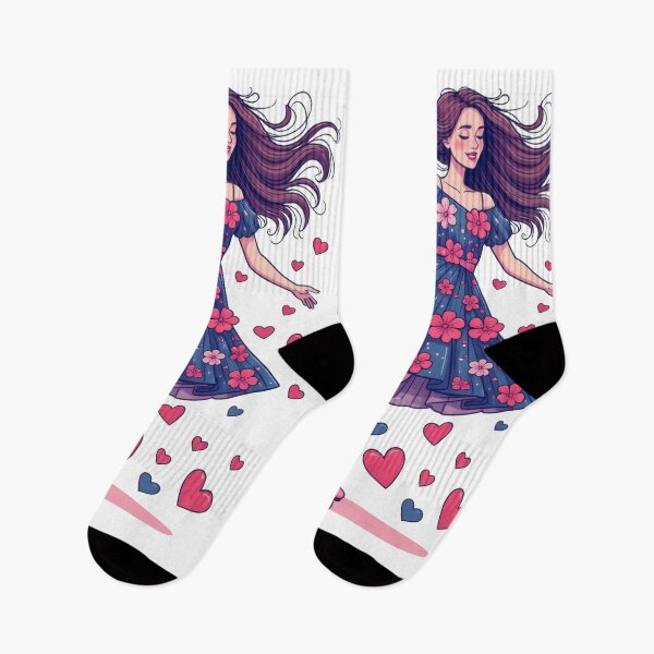 Item preview, Ice princess dances with hearts on the ice. designed and sold by Mianku | Für das Leben.