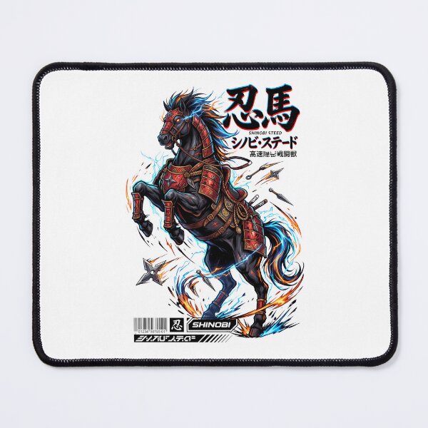 Item preview, Ninja Horse Shinba — Fierce Armored Warrior Steed Tee v2 designed and sold by CornishPixiPony.