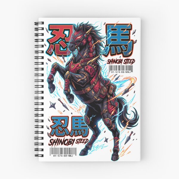 Item preview, Ninja Horse Shinba — Fierce Armored Warrior Steed Tee v3 designed and sold by CornishPixiPony.