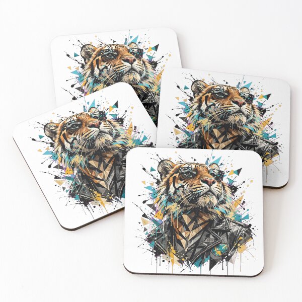 Item preview, • Badass Tiger With Glasses - Urban Biker Tiger Streetwear Design designed and sold by ExpressoJungle.