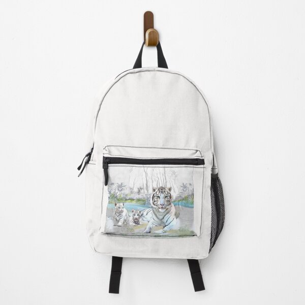 Item preview, White Tigers Resting by the River designed and sold by Patricia Brown.