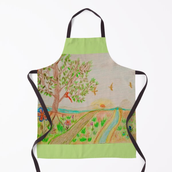 Item preview, Landscape with small animals and river mountain designed and sold by MartaTerkiewicz.