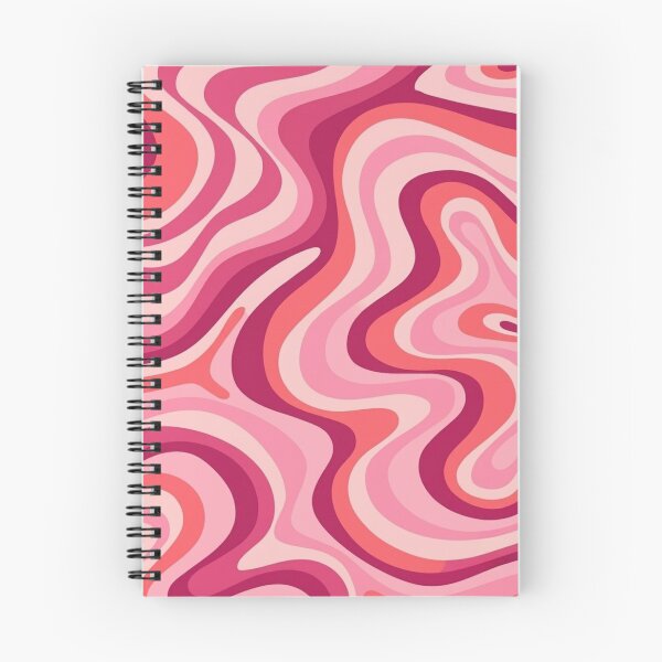 Item preview,  Liquid Swirl Retro Abstract in pinks and peach tones, Light Blush, Cream, and White designed and sold by Differenceee.