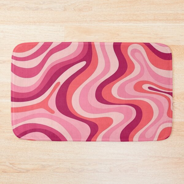 Item preview,  Liquid Swirl Retro Abstract in pinks and peach tones, Light Blush, Cream, and White designed and sold by Differenceee.