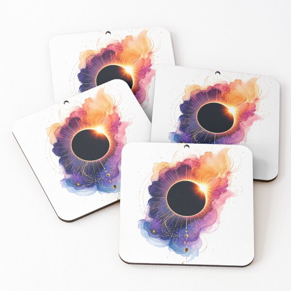 Item preview, Solar Eclipse inspired designed and sold by FeelTheDrawing.