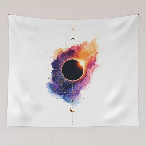 Item preview, Solar Eclipse inspired designed and sold by FeelTheDrawing.