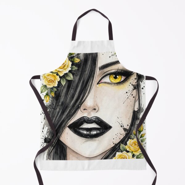 Item preview, Golden Eye - Yellow Rose Gothic Watercolor designed and sold by MAISON SYLVIE.