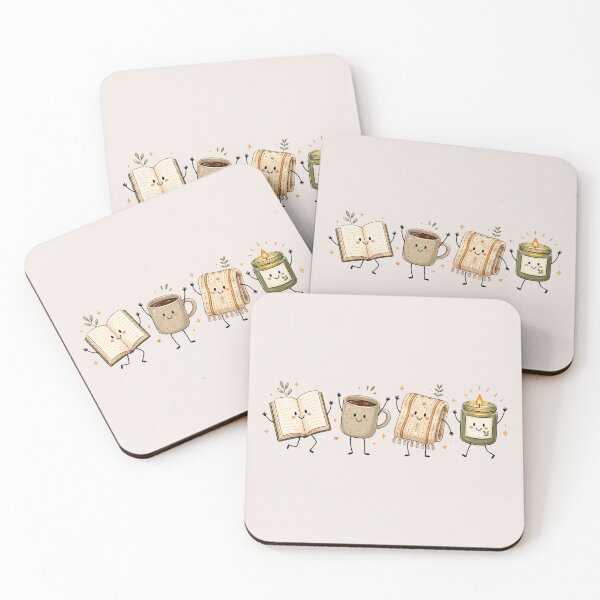Item preview, Cute Book Lover, Reading Friends, Coffee Mug Candle Blanket Book, Bookish, Reader  designed and sold by Quiajia.