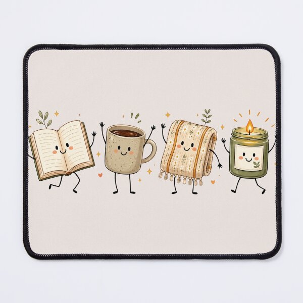 Item preview, Cute Book Lover, Reading Friends, Coffee Mug Candle Blanket Book, Bookish, Reader designed and sold by Quiajia.
