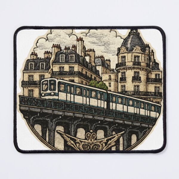 Item preview, Vintage Paris Elevated Metro designed and sold by Globe Dolls.