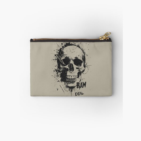 Item preview, Raw Deal Dark Grunge Typography Skull designed and sold by ERODED SELF.