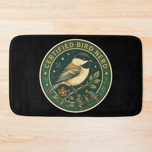 Item preview, Certified Bird Nerd Birdwatching Vintage Badge designed and sold by limos.