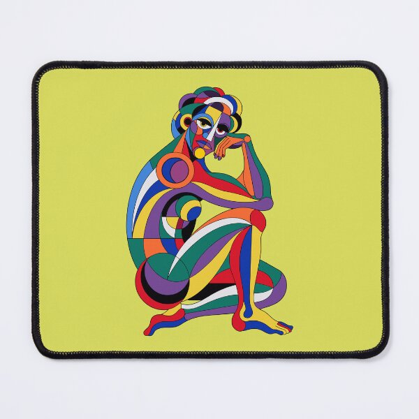 Item preview, The Colorful Thinker - Modern Abstract Figurative Art designed and sold by knappidesign.