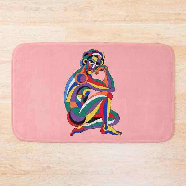 Item preview, The Colorful Thinker - Modern Abstract Figurative Art designed and sold by knappidesign.