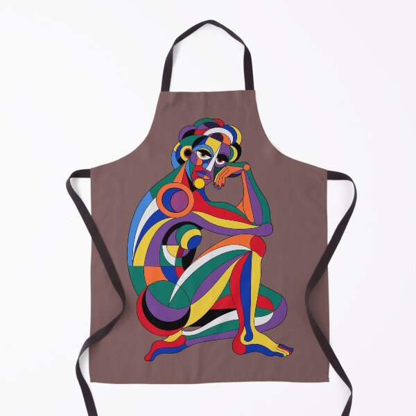 Item preview, The Colorful Thinker - Modern Abstract Figurative Art designed and sold by knappidesign.