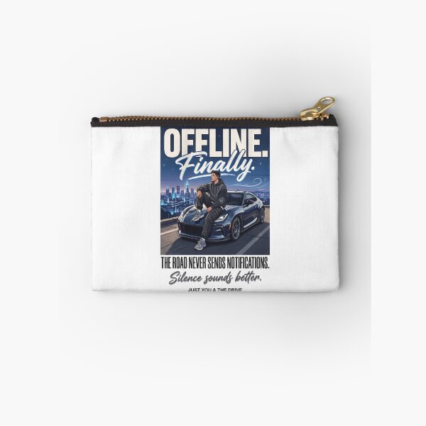Item preview, OFFLINE. Finally. | Premium Automotive Streetwear | Night Drive Lifestyle Graphic Tee designed and sold by SAJ Design Studio.