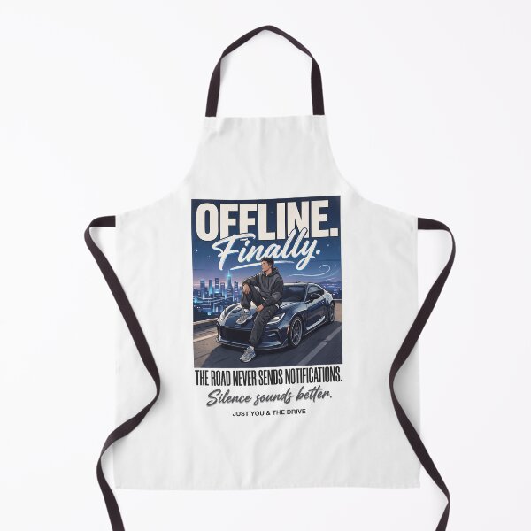Item preview, OFFLINE. Finally. | Premium Automotive Streetwear | Night Drive Lifestyle Graphic Tee designed and sold by SAJ Design Studio.