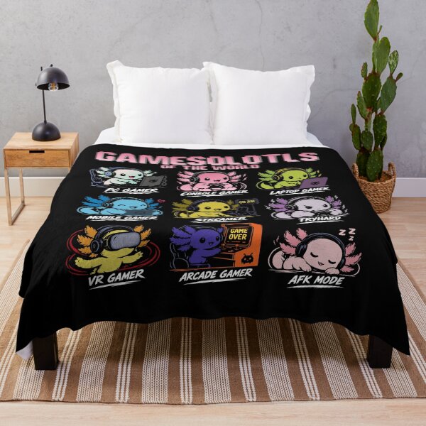 Item preview, Gamesolotls Of The World Funny Axolotl Gamer Shirt Cute Gaming Axolotl designed and sold by mraihan.
