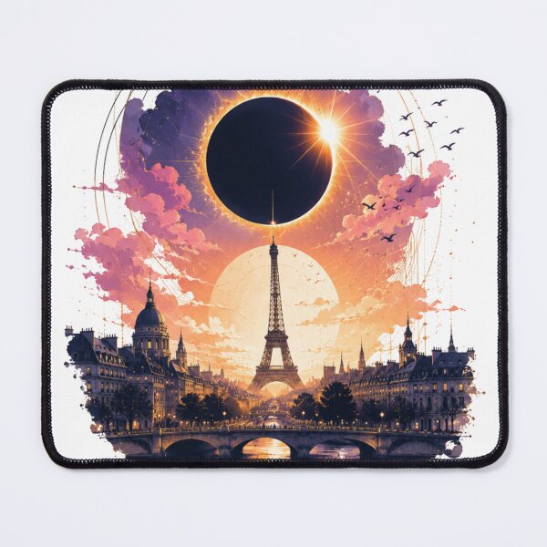 Item preview, Solar Eclipse in Paris designed and sold by FeelTheDrawing.