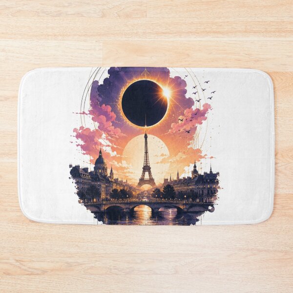 Item preview, Solar Eclipse in Paris designed and sold by FeelTheDrawing.