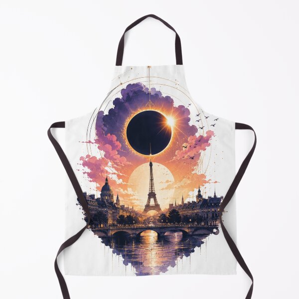 Item preview, Solar Eclipse in Paris designed and sold by FeelTheDrawing.