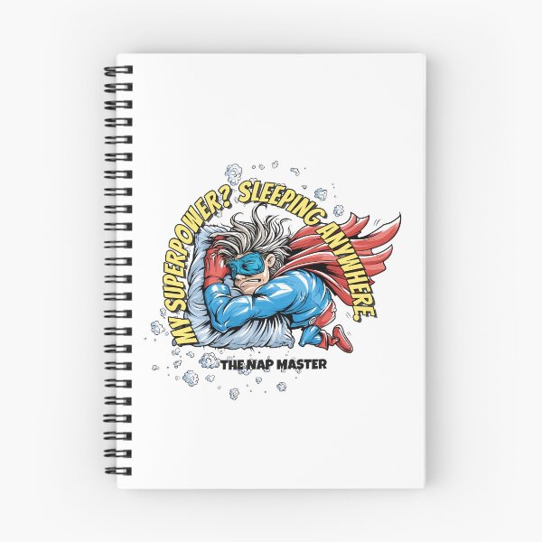 Item preview, Nap Master Funny Superhero – My Superpower? Sleeping Anywhere designed and sold by JacekKita.