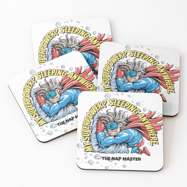 Item preview, Nap Master Funny Superhero – My Superpower? Sleeping Anywhere designed and sold by JacekKita.
